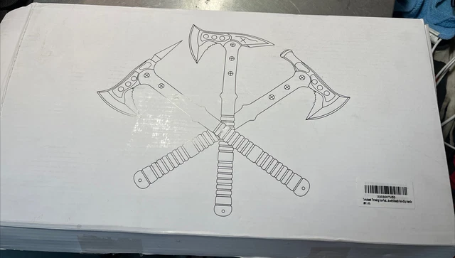 Phiyoda Survival Camp Axe With Nonslip Nylon Fiber Handle