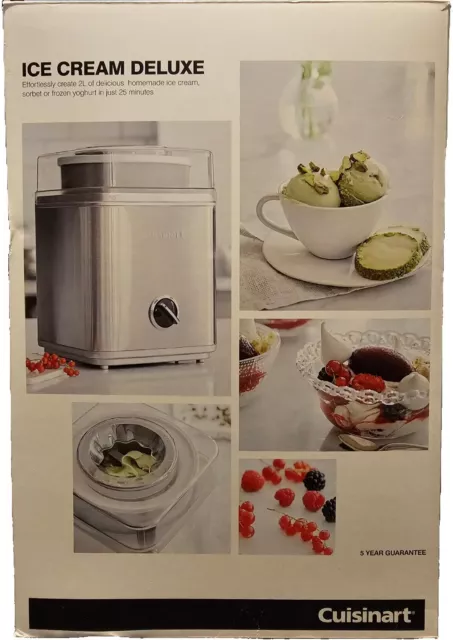 Cuisinart ice cream deluxe ice cream maker 2l ice30bcu cheap