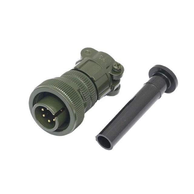 Military Standard Aviation Plug Set MS3108A28-12S & MS3102A28-12P 17-Pin