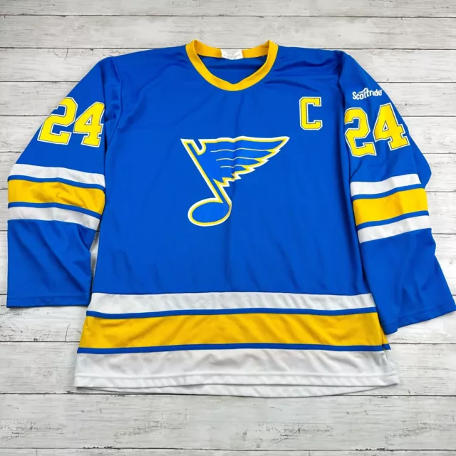 Mitchell & Ness, Shirts, Vintage St Louis Blues Hockey Jersey Frederko 24