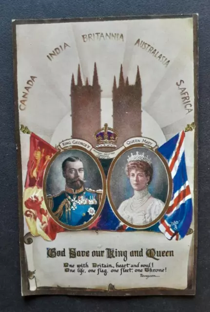 The Coronation Of King George V And Queen Mary - Tuck Coronation Series Postcard