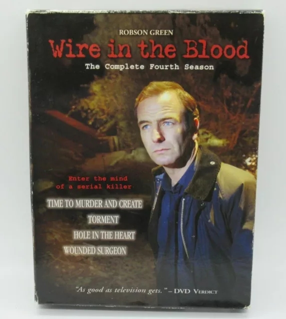 Wire In The Blood: Complete Fourth Season, 4-Disc Dvd Set, Robson Green Season 4