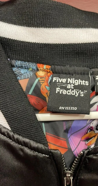 FNAF FIVE NIGHTS At Freddy’s Security Breach Glam Rock Freddy Jacket ...