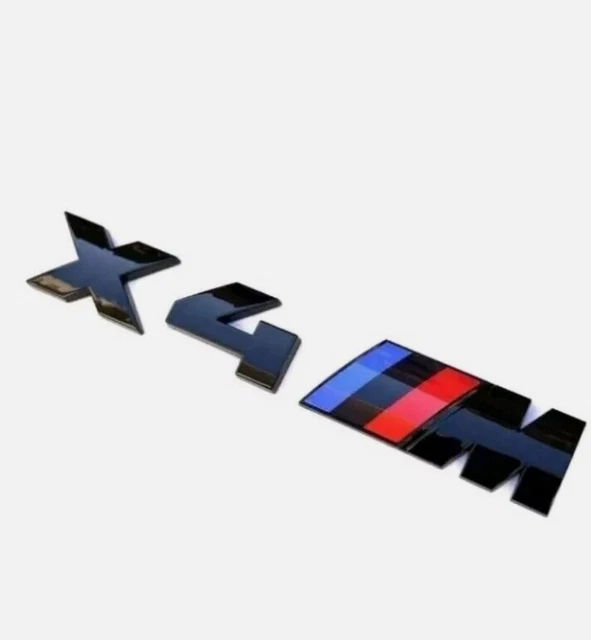 MCK BMW X3 Heckklappen Emblem - Silber Glänzend Für E83 F25 G01