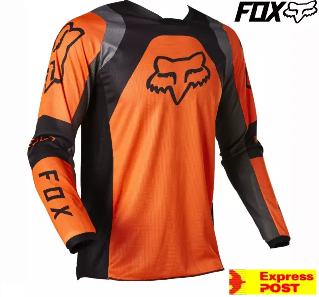 FOX LUX Motocross Jersey NEW! KTM Orange MX Fox dirt bike jersey ATV
