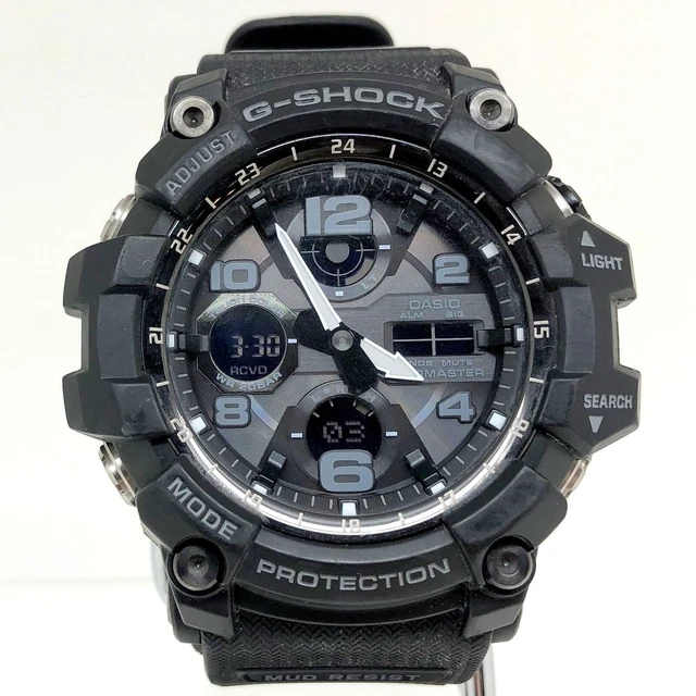 Casio G-Shock MUDMASTER GWG-100-1AJF Solar Radio Atomic Analog Digital Men Watch