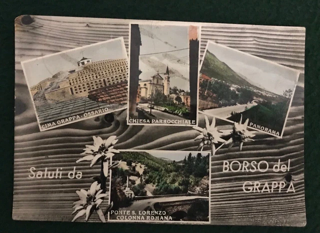 Cartolina - BORSO DEL GRAPPA - Saluti - 1966