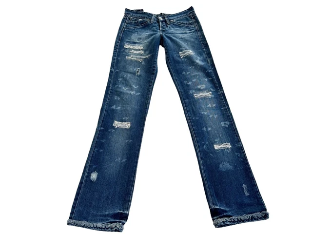 Jean Girbaud Multi-poches Boho Chic - Taille 36 - Coupe Large - Occasion Très Bon état