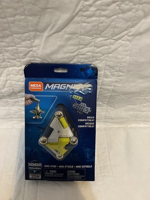 Mega Construx Magnext Mag-Star Set Wonder Builders 20 PCS [New]