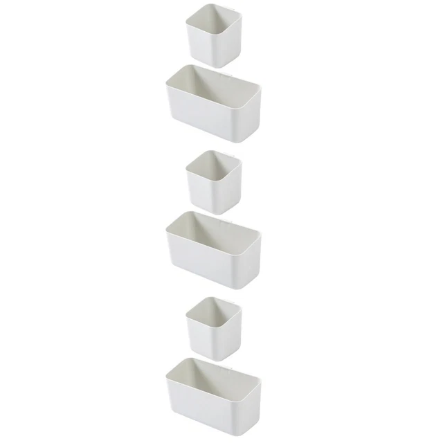 6 pz organizer da appendere bagno cucina montaggio a parete organizer da conservare