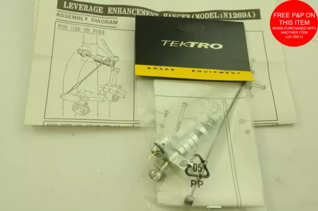 Tektro Canti-Lever Brake Power Booster For Front Fork Mountain Bike Etc Silver