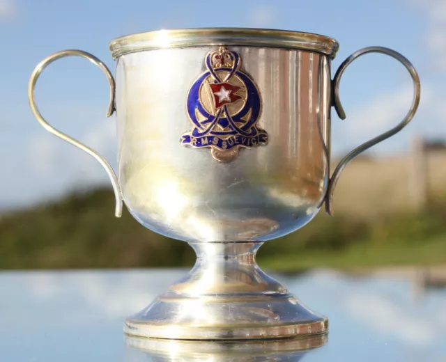 White Star Line Rms Suevic Souvenir 3" Trophy Cup As Sold Onboard C-1900'S