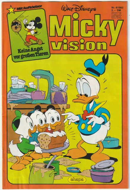 ✪ MICKYVISION #04/1983 ohne Beilage, Ehapa COMIC-HEFT Z1/1- *Walt Disney