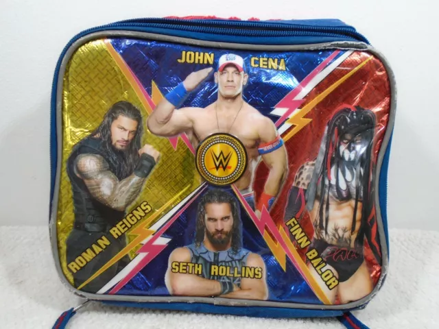 WWE Mini Wrestling Lunch Box John Cena, Reigns, Rollins, Balor WWF 2017 See  Pics