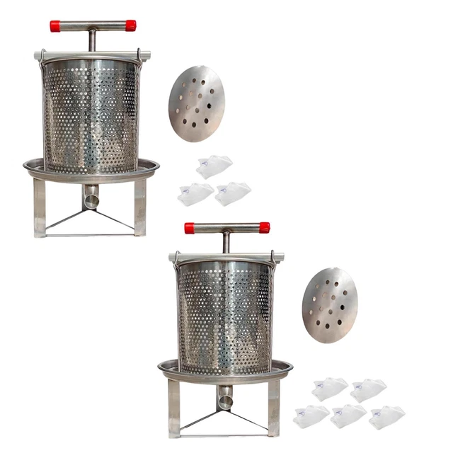 Pressoir à fromage à vis avec une cuve (Moule à fromage) de 1,4 litre
