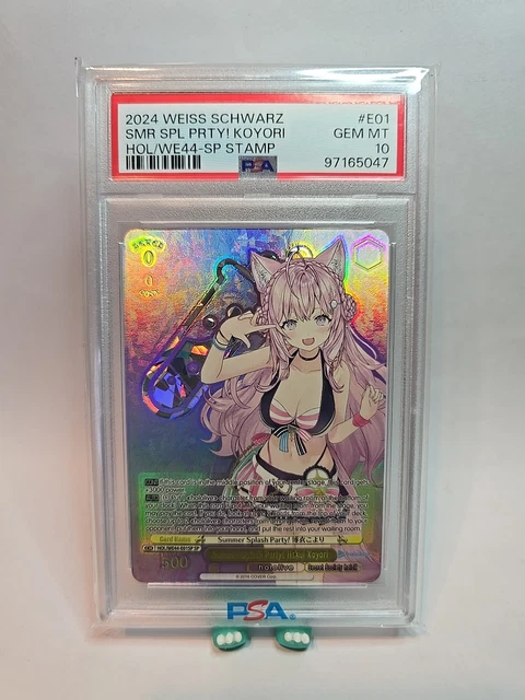 WEISS SCHWARZ SUMMER Splash Party! Inanis SP PSA10 Hololive