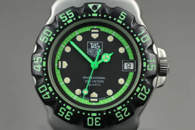 [N NUOVO in scatola] Tag Heuer formula 1 WA1215 orologio qz da uomo verde...