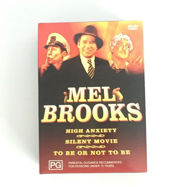 MEL BROOKS DVD Box Set - High Anxiety, Silent movie & To Be Or Not