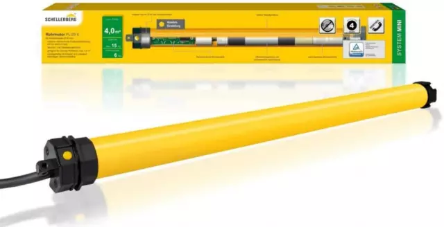 Motore per tapparelle Schellenberg 20406 Mini Plus 6 Nm regolazione elettronica terminali