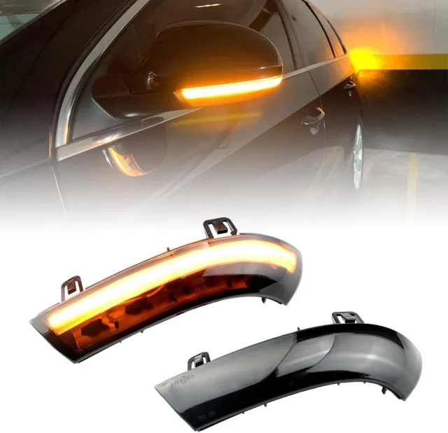 2 Dynamic Mirror Indicator Turn Signal LED For VW Passat B6 Jetta Golf MK5 Light