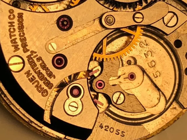 ⚙️ Gruen very-thin precision 420ss  watch movement parts Old Stock-choose parts