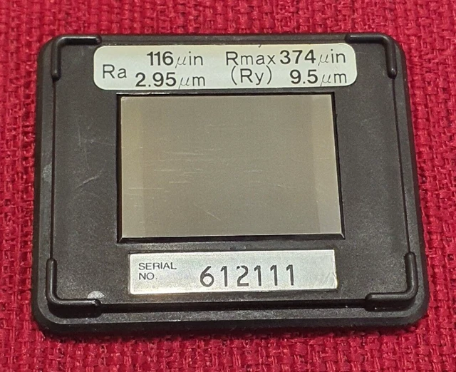 MITUTOYO ROUGHNESS SPECIMEN For Surface Roughness Testers RPP £150 £49.