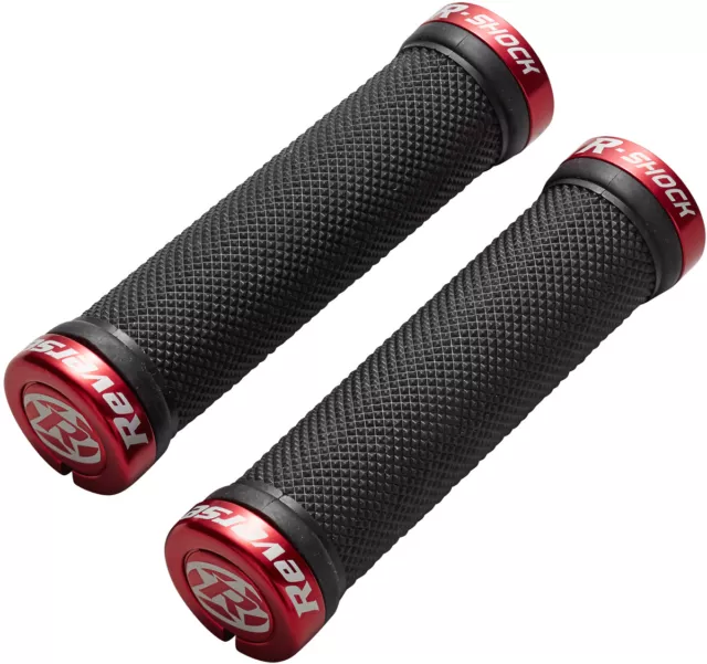 Reverse Grip R-Shock Soft Compound Fahrrad Schraubgriffe schwarz/rot