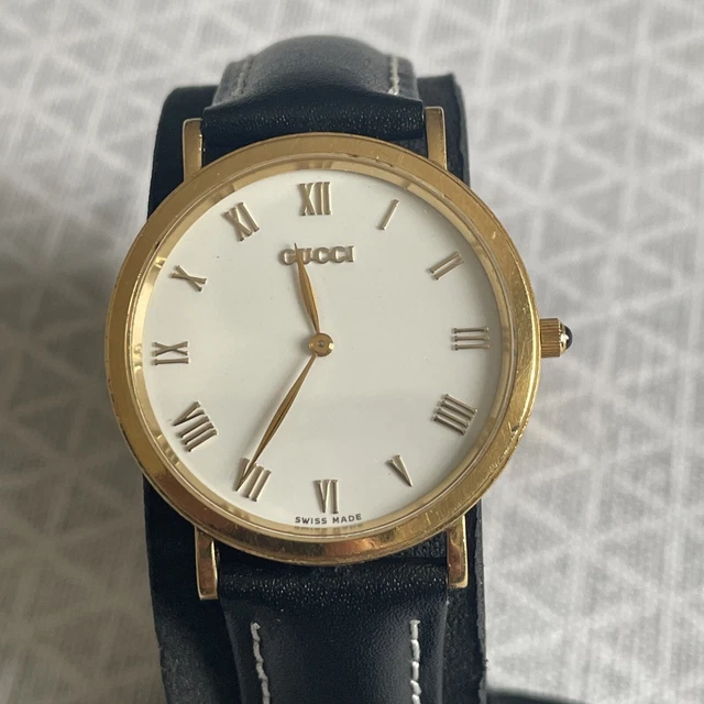 18k Solid Gold Watch, 18ct 750 Solid Gold Gent’s Gucci Watch, 700M Model