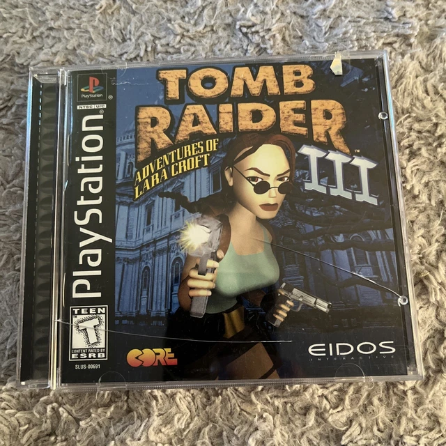 Jeu Tomb Raider 3 Les Aventures De Lara Croft PS1 - État Correct - Version PAL