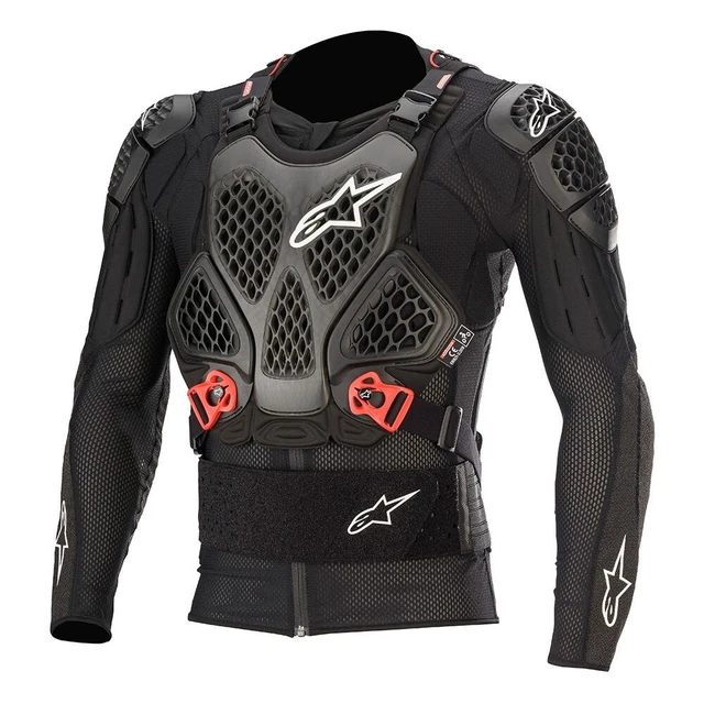 Alpinestars - Pettorina Motocross Bionic Tech V2 Protection Jacket - Nero/Rosso