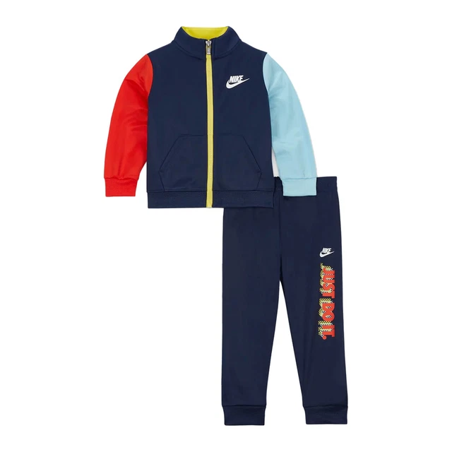 Tuta Bambino Nike Active Joy Tricot Set - Colore Blue/Dark Blue