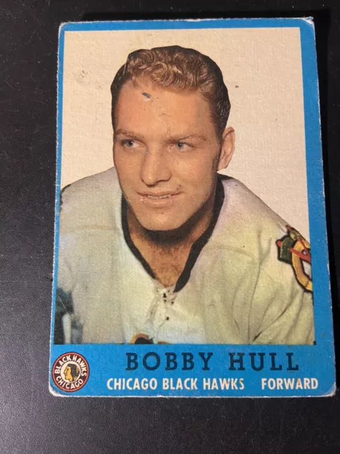 1962-63 Topps Bobby Hull #33 VG Chicago Blackhawks