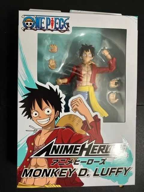 Bandai One Piece Anime Heroes Monkey D. Luffy 6 Inch Action Figure  Brand2021 for sale online