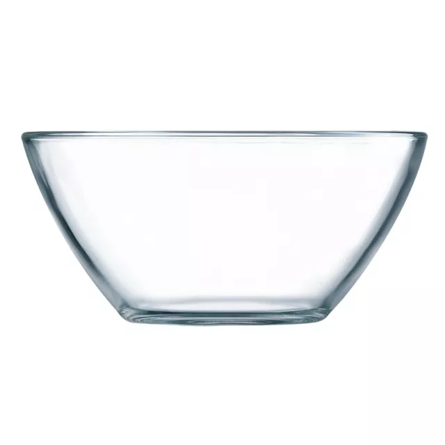 Luminarc Cosmos Tempered Clear Glass Mixing Bowls Kitchen Food Microwave Safe