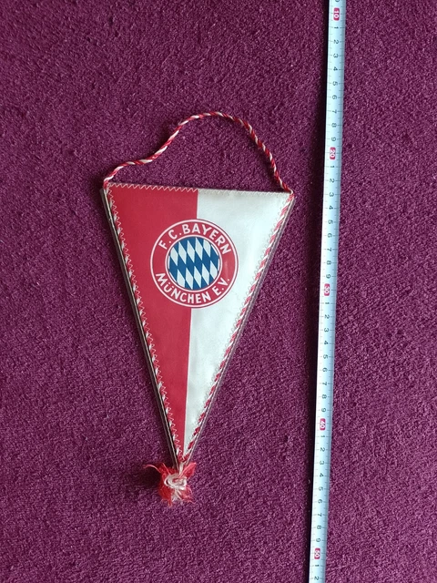 Fanion Vintage Années 70 - FC Bayern München / Deutschland - Wimpel Collection