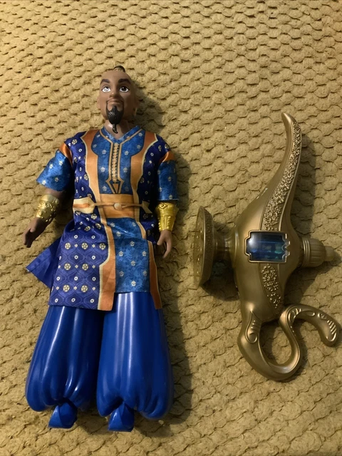 DISNEY STORE LIFE Action Aladdin Magic Genie Lamp Light+disney Aladdin ...