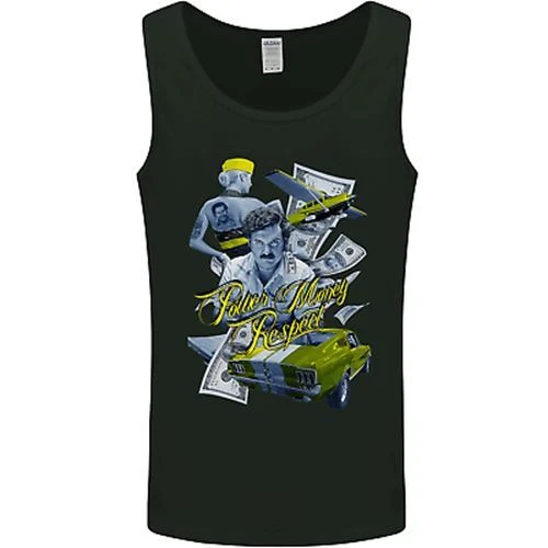 Pablo Escobar Power Money Respect Mens Vest Tank Top