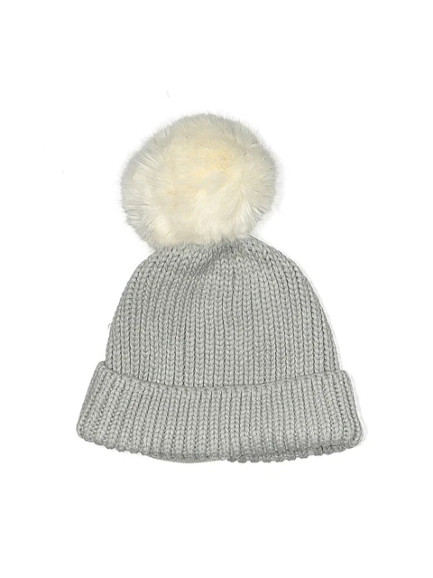 Stella & Dot Women Gray Beanie One Size