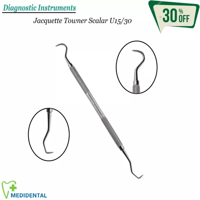 Instruments à Diagnostique Dentales Sondes y Explorateur Jacquette Scalar U15/30