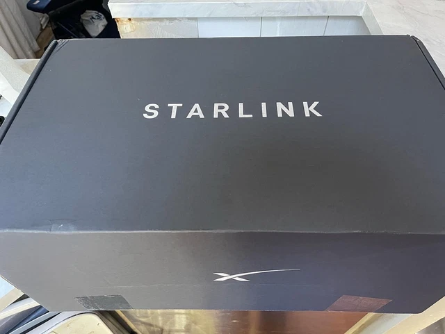 STARLINK SPACEX SATELLITE V2 Dish Kit with Router Ethernet adapter long
