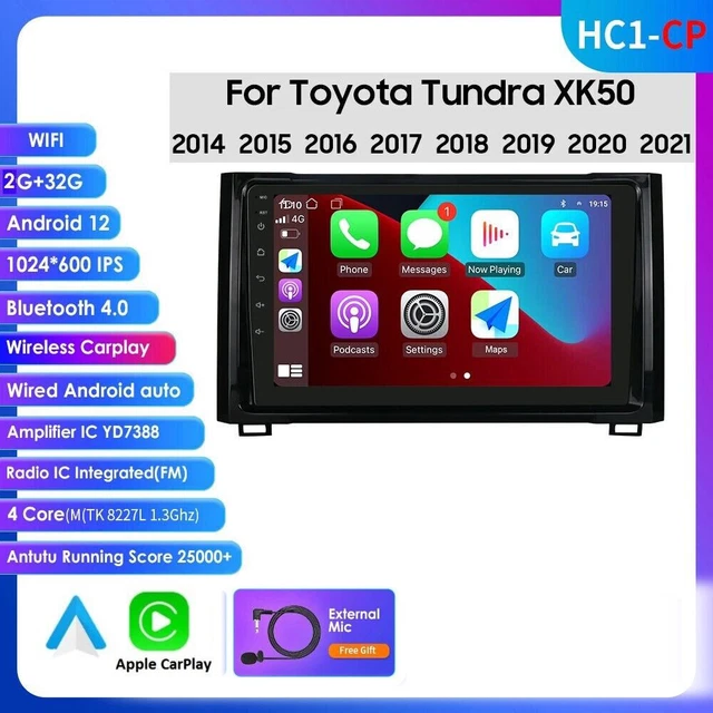 Navi Gps Car Stereo Radio Android 11 2+32G Jbl For Toyota Tundra Xk50 2014-2021