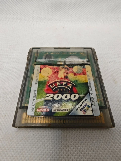 Cartouche De Jeu UEFA 2000 Pour Game Boy Color - Football - Édition 2000 Nintendo - Bon état