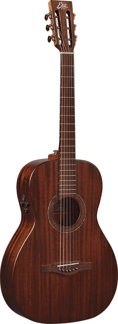 Guitare Electro-Acoustique Eko Parlor Acajou Massif Marcopolo-P500E-Mm