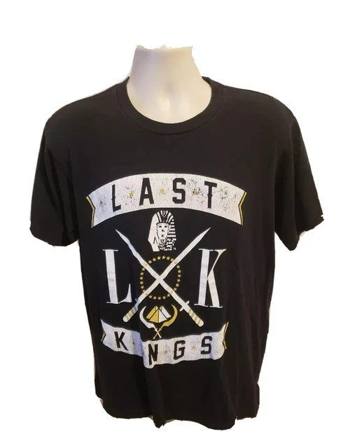 Last Kings Swords Pharaoh Pyramids Adult Large Black TShirt