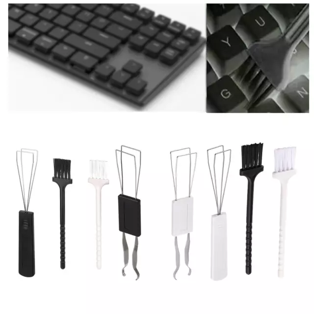 Ensemble de brosses de nettoyage de clavier extracteurs de touches durables