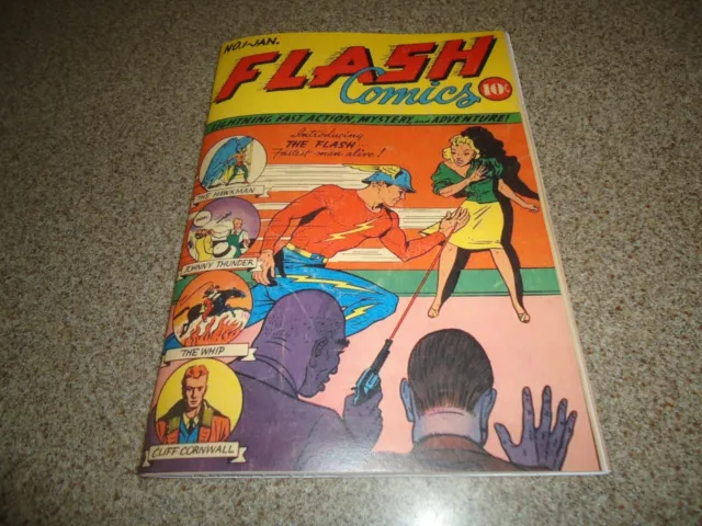 Flash Comics #1 Photocopy Edition High Grade