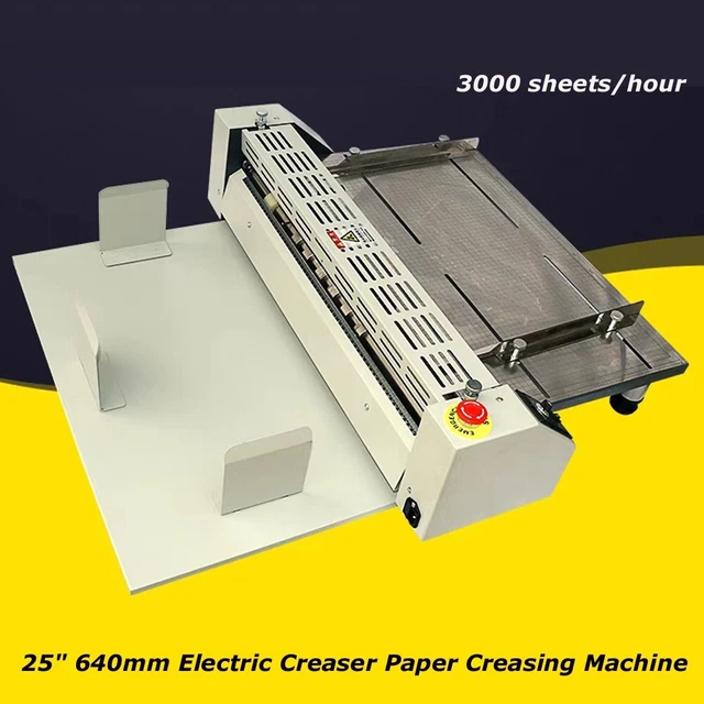 1 PC 110V 25 inch/ 640mm Electric Creaser/Scorer Paper Creasing Machine