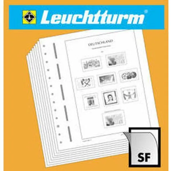 LEUCHTTURM feuilles complémentaires SF Israël (avec TAB) 2018