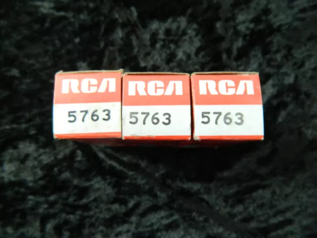 3x RCA 5763 - NOS - Röhre - Tube - Valve Neu Lagerware