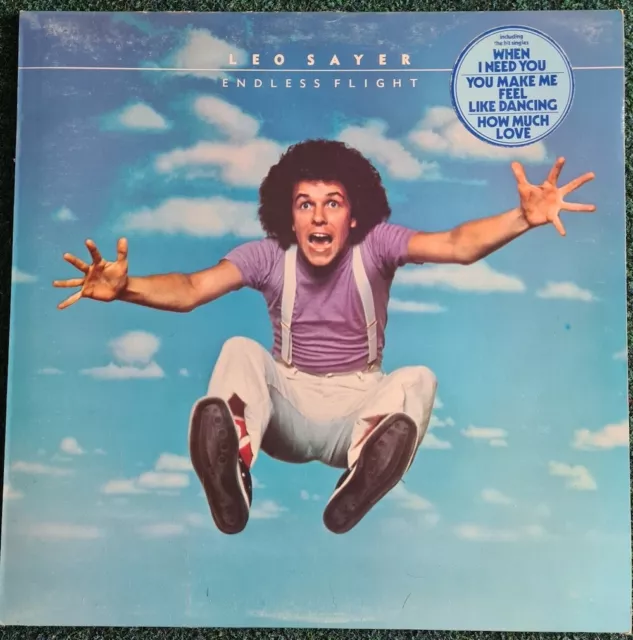 Leo Sayer Endless Flight Vinyl LP 1976 CHRYSALIS VGC